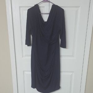 Lane Bryant Purple 3/4 Sleeve Dress